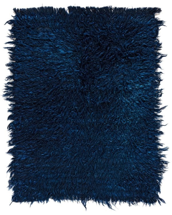 Blauer Tülü Teppich aus Anatolien, Langhaarwolle der Angora-Ziege - Produktbild Geba rugs