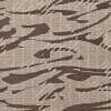 Detailaufnahme 1 vom braun-beigen Geba Teppich, Nepal, Kurzflor "Muma" mit Wellendesign von Klaus Kemenaars, aus tibetischer Hochlandschafwolle und Leinen - Produktbild Geba rugs
