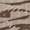 Detailaufnahme 2 vom braun-beigen Geba Teppich, Nepal, Kurzflor "Muma" mit Wellendesign von Klaus Kemenaars, aus tibetischer Hochlandschafwolle und Leinen - Produktbild Geba rugs